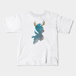 Christmas Inspired Silhouette Kids T-Shirt